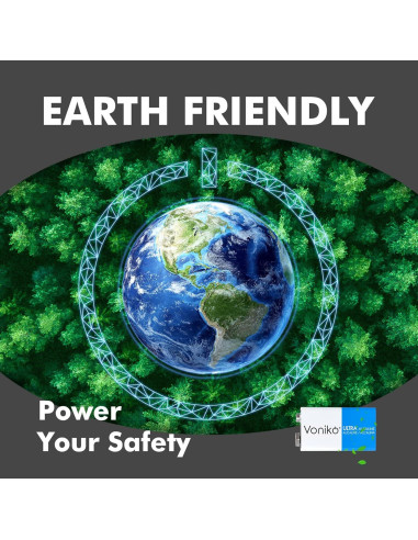 Baterías Alcalinas 9V Voniko - Paquete de 2 Ultra Duraderas