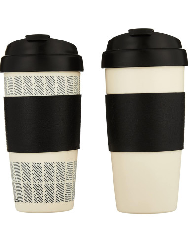 Tazas de Viaje Aisladas Copco 5237160 2 Piezas 473 ml Blanca/Negra