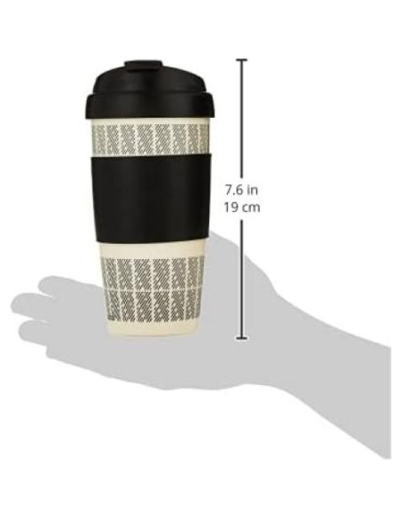 Tazas de Viaje Aisladas Copco 5237160 2 Piezas 473 ml Blanca/Negra