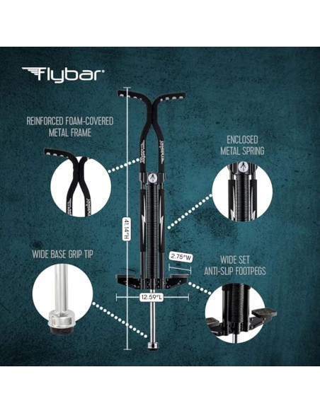 Pogo Stick Flybar Master para Niños 9+ hasta 72 kg