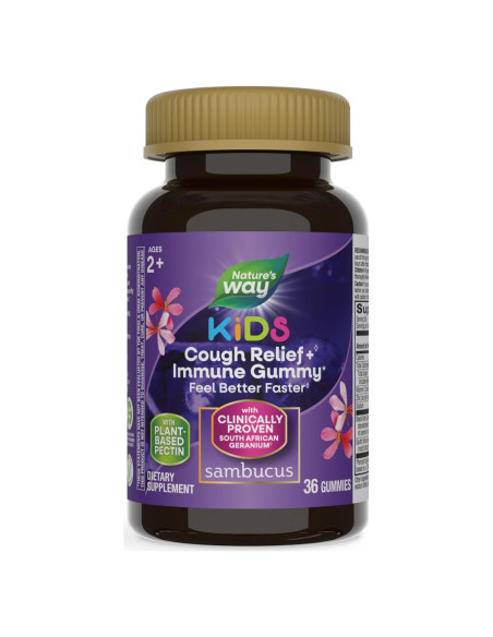 Gomas Inmunológicas Nature's Way Sambucus Kids 36 Unidades