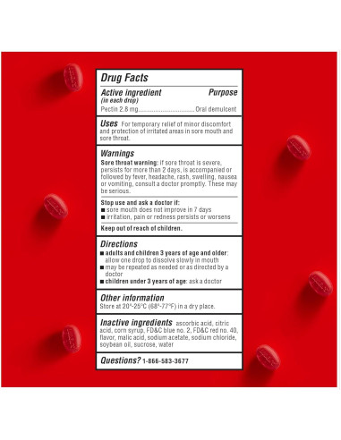 Pastillas para la Garganta Luden - Miel y Cereza Silvestre - 120 Unidades