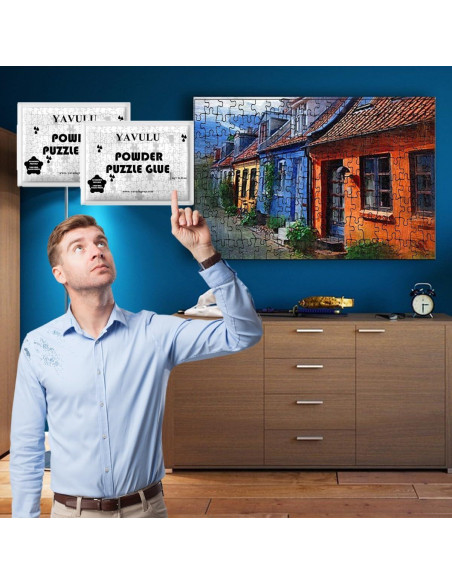 Pegamento en Polvo YAVULU para Rompecabezas 1000-4000 Piezas Pegamento en Polvo YAVULU para Rompecabezas 1000-4000 Piezas