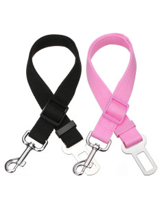 Correa de Asiento Ajustable para Mascotas Elisel 2 Paquetes