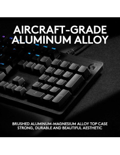 Teclado Mecánico Logitech G513 Carbon GX Marrón RGB 1.75kg 2