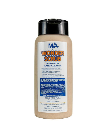 Limpiador de Manos M/A Wonder Scrub 400ml - Jabón Natural Ecológico