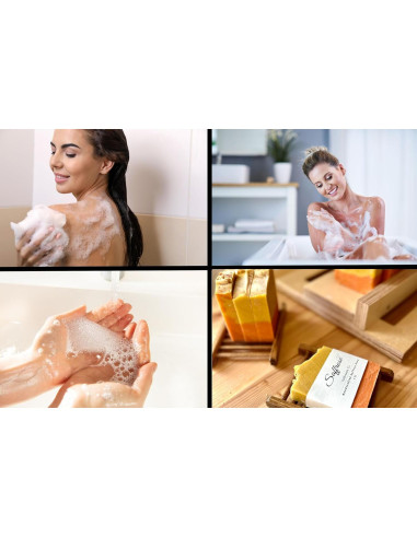 Jabón de Azafrán Puro SaffroseLA 140g - Hidratante y Natural