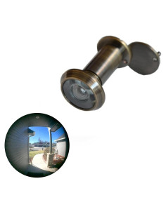 Mirador de Puerta TOGU de Latón Sólido 220 Grados Bronce Antiguo