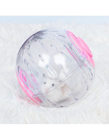 Bola de Hámster Transparente GYWHZC 12.45 cm Rosa Antideslizante