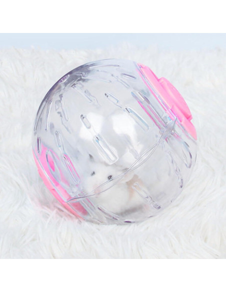 Bola de Hámster Transparente GYWHZC 12.45 cm Rosa Antideslizante