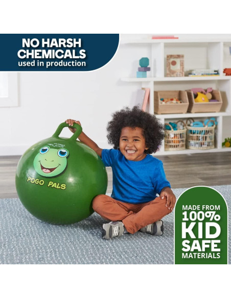 Pelota Saltarina Flybar Hopper Ball Verde Rana - Juguete para Niños 5+