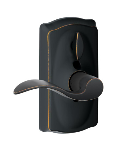 Cerradura Electrónica Schlage FE595 Camelot Bronce Envejecido