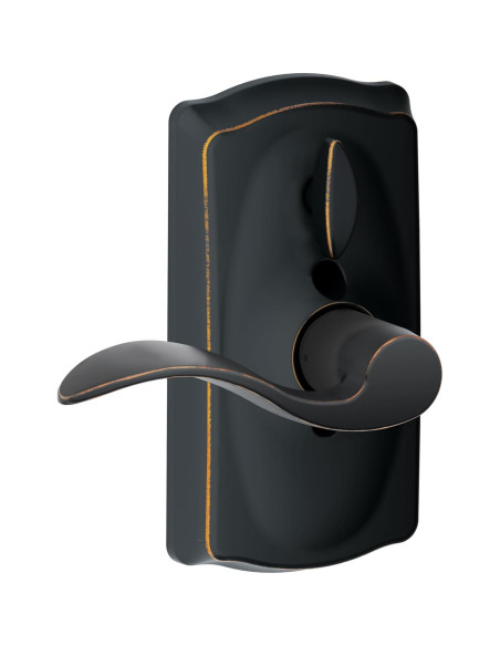 Cerradura Electrónica Schlage FE595 Camelot Bronce Envejecido