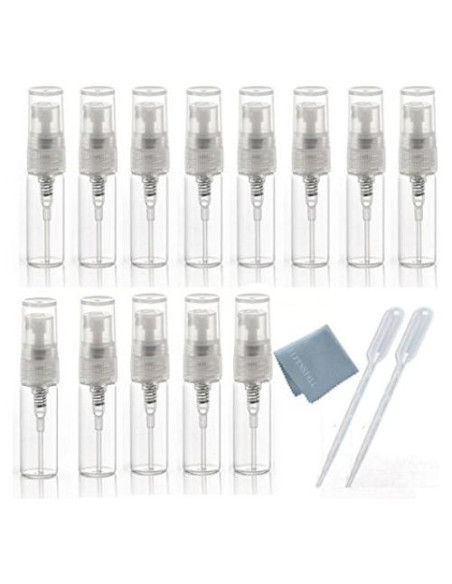 10pcs Botellas Vacías de Vidrio 3ml Elfenstal para Perfume