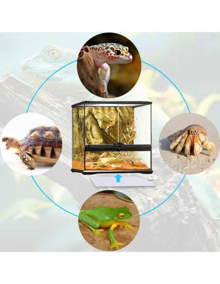 Almohadilla Térmica para Reptiles AIICIOO 15.24x20.32cm 8W