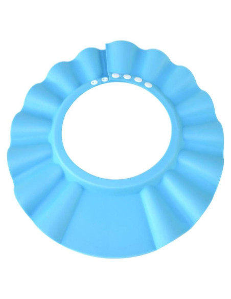 Gorro de Baño Ajustable para Bebés y Niños - EVA Azul