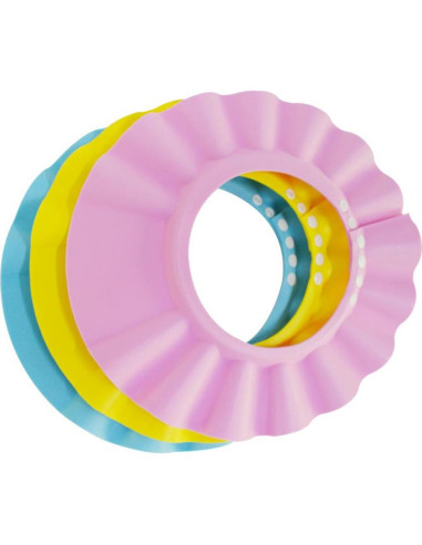 Gorro de Baño Ajustable para Bebés y Niños - EVA Azul