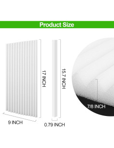 Paneles de Aislamiento de Espuma MYFAMIREA 43x23 cm 2 Piezas 2