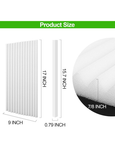 Paneles de Aislamiento de Espuma MYFAMIREA 43x23 cm 2 Piezas