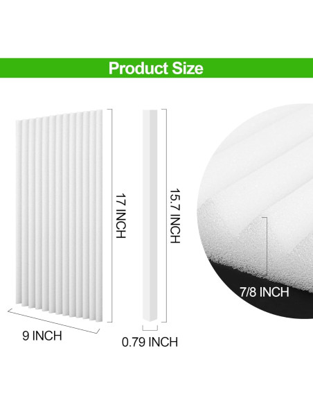 Paneles de Aislamiento de Espuma MYFAMIREA 43x23 cm 2 Piezas
