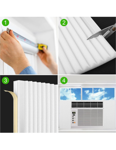 Paneles de Aislamiento de Espuma MYFAMIREA 43x23 cm 2 Piezas