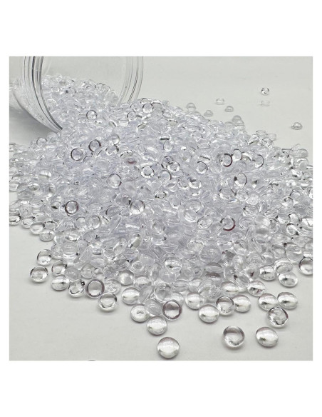 3500 Perlas Planas de Acrílico Dortrue 7mm para Decoración