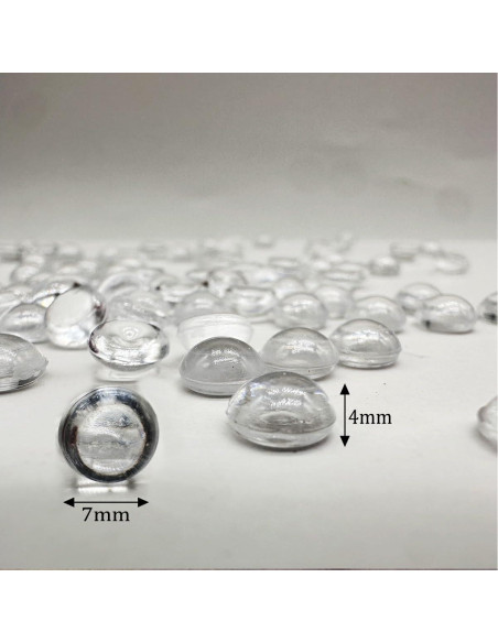 3500 Perlas Planas de Acrílico Dortrue 7mm para Decoración