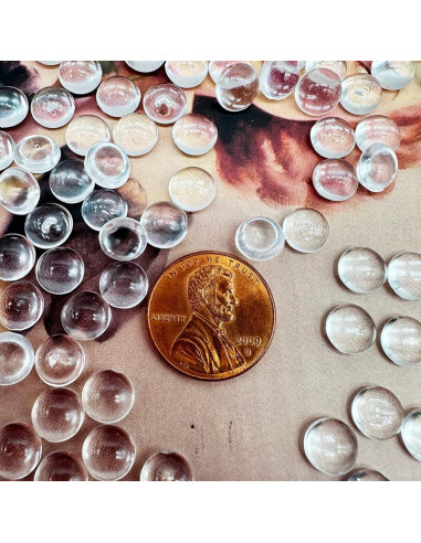 3500 Perlas Planas de Acrílico Dortrue 7mm para Decoración