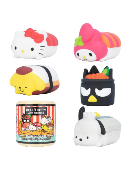 Juguete Squishy de Sorpresa Hamee Hello Kitty Sushi 1 Pc