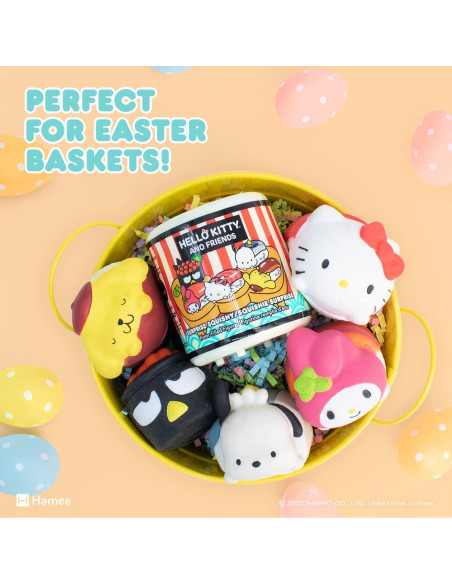 Juguete Squishy de Sorpresa Hamee Hello Kitty Sushi 1 Pc