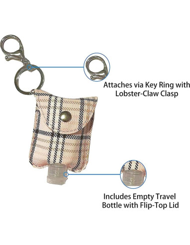 Estuche Portátil para Botella Reutilizable 59 ml - Rosa