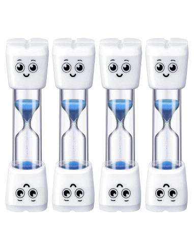 Temporizador de Arena Weewooday 4 Piezas 2 Minutos Niños