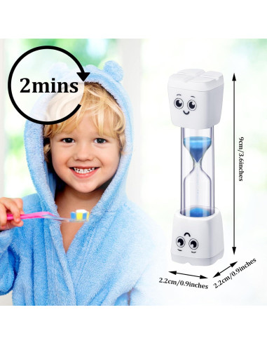 Temporizador de Arena Weewooday 4 Piezas 2 Minutos Niños