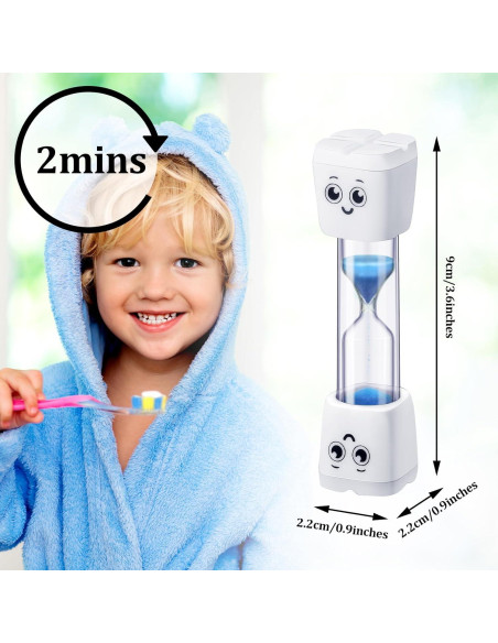 Temporizador de Arena Weewooday 4 Piezas 2 Minutos Niños