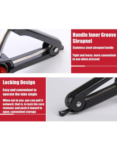 Removedor de Huesos de Cereza Aebor - 2 Piezas, Negro