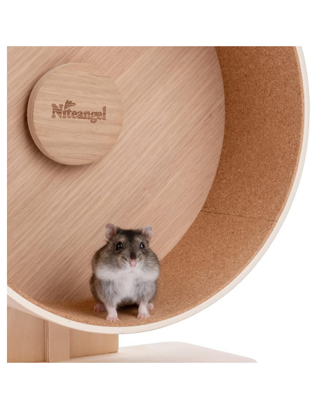 Pista de Correr de Corcho Niteangel Mediana para Hámster