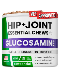 Golosinas para Perros Pawsential - Glucosamina 120 Unidades