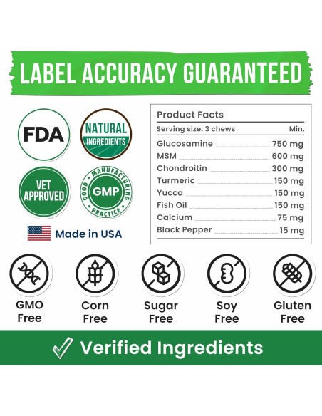 Golosinas para Perros Pawsential - Glucosamina 120 Unidades