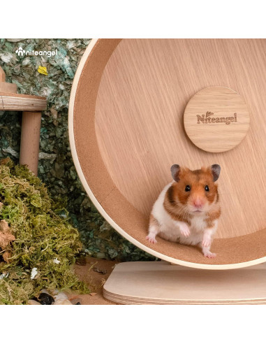 Pista de Correr de Corcho Niteangel Mediana para Hámster