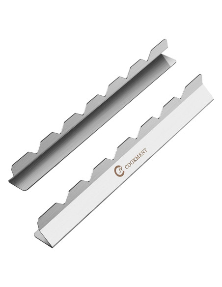 Soporte para Brochetas de BBQ JY COOKMENT Acero Inoxidable 2 Piezas