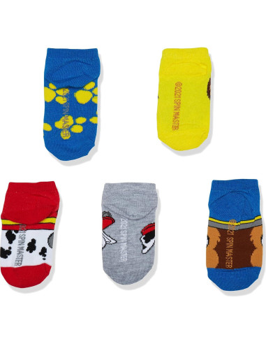 Calcetines cortos Paw Patrol Nickelodeon 5 pares para niñas