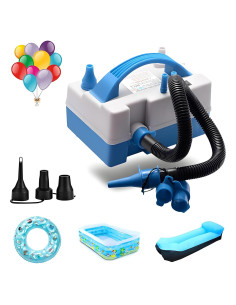 Bomba de Globo Eléctrica TECHSHARE 2 en 1 con Boquillas