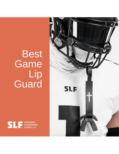 Protector Bucal de Fútbol SLEEFS Negro - Silicona Impacto