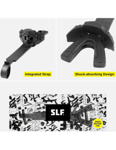 Protector Bucal de Fútbol SLEEFS Negro - Silicona Impacto