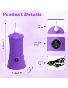 Bomba de globo eléctrica AXHJ portátil para inflar globos 2