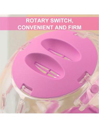 Bola de Ejercicio para Hámster Andiker 14cm Rosa Transpirable