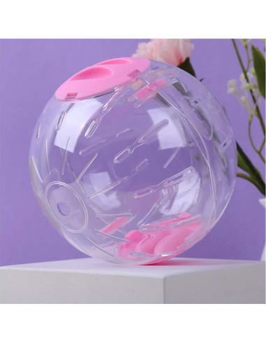 Bola de Ejercicio para Hámster Andiker 14cm Rosa Transpirable