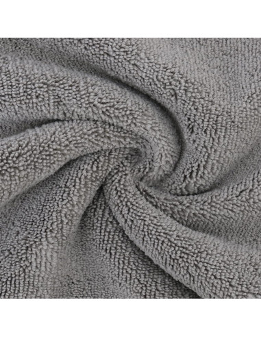 Toalla de Secado para Cabello Microfibra POLYTE 30.5x71 cm 2 Pzas Gris