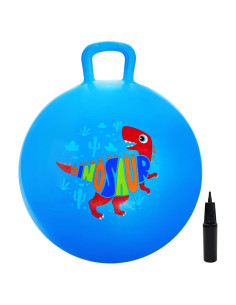 Bola Saltarina EVERICH TOY 45cm Dinosaurio Azul para Niños