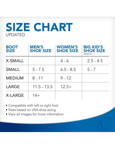 Botín de Fractura Corto Air Cam United Ortho USA14111, Negro